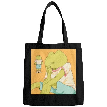 Discover Green Frog Friends Bags