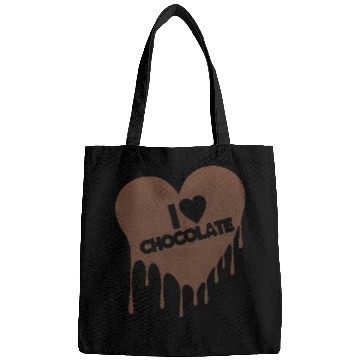 Discover I Love Chocolate Candy Heart Lover Bags
