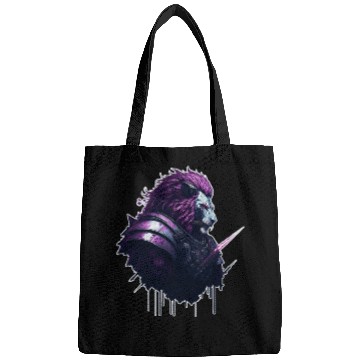 Discover Space Lion bust Bags
