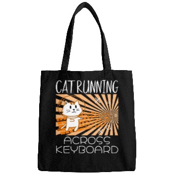 Discover Cat Running Keyboard Across The Space Cat Riding Bags