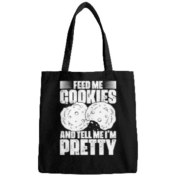 Discover Feed Me Cookies Funny Cookie Lover For A Cookie Bags