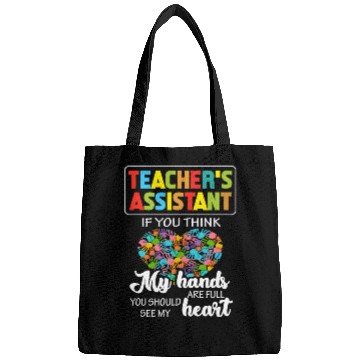 Discover Teacher Assistant Cute Heart Quote Gift Bags For