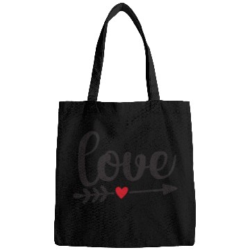 Discover Love With Arrow And Red Heart Bags