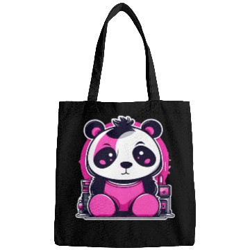Discover Punk Panda In Pink Bags