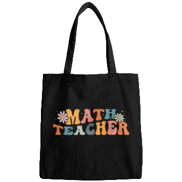 Discover Groovy Math Teacher Mathematics Mathematician Bags