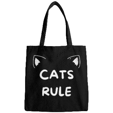 Discover Cats rule, cat lovers Bags