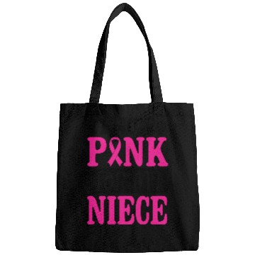 Discover I Wear Pink For My Niece Bags