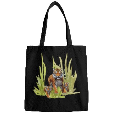 Discover Wildlife Endangered Tiger Cubs Bags