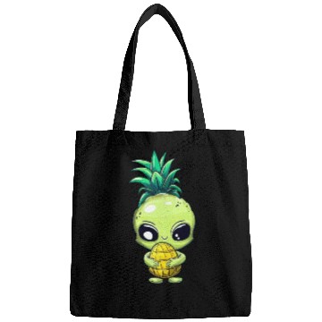 Discover Alien with Pineapple Hair Bags