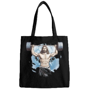 Discover Jesus The Ultimate Deadlifted Retro Jesus Bags