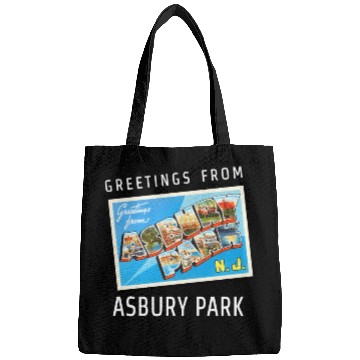 Discover Asbury Park New Jersey Nj Travel Postcard Bags