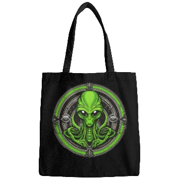 Discover green alien Bags