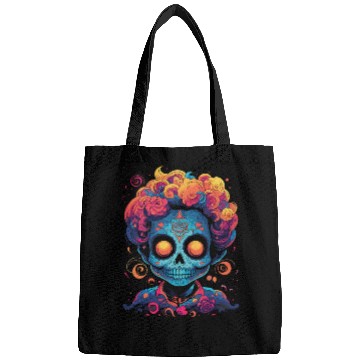Discover Dia De Los Muertos Sugar Skull Mexican Holiday Bags