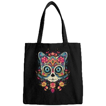 Discover Dia De Los Muertos Sugar Skull Mexican Holiday Bags