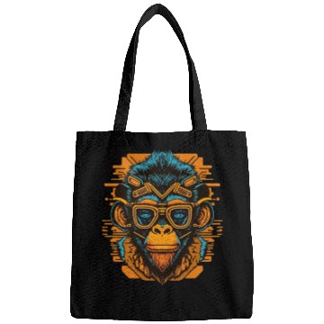 Discover Monkey King wearing glasses Bags