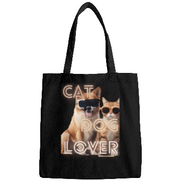 Discover 6 cat dog lover design Bags