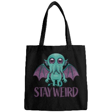 Discover Stay Weird Cute Cthulhu Monster Bags