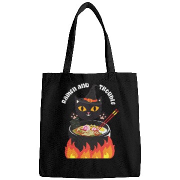 Discover Halloween Black Cat, Ramen and Trouble Bags