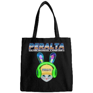 Discover Hip Hop Cat With Bunny Ears Headphones Easter Bags