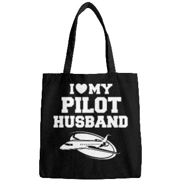 Discover I Love my Pilot Husband Bags