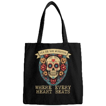 Discover Dia De Los Muertos Sugar Skull Mexican Holiday Bags