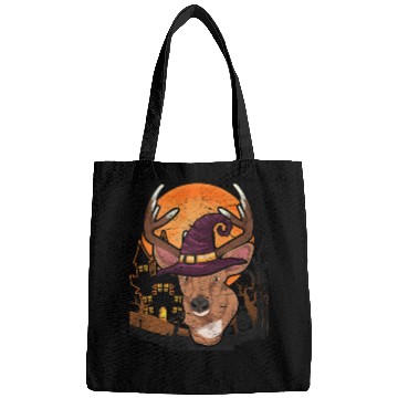 Discover Witch hat forest animal gift Halloween deer Bags