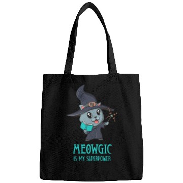 Discover Cute Cat Magic Wizard Kitty Funny Gamer Bags