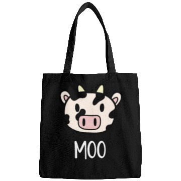 Discover Cute Cow Moo Kawaii Farm Animal Farmer Bags