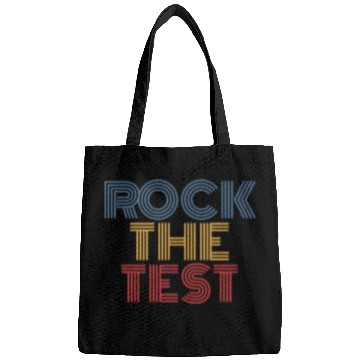 Discover Rock The Test Student Teacher Classroom School Bags