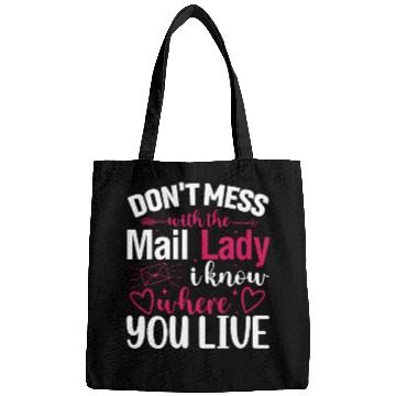 Discover Postal Worker Bags Funny Mail Carrier Mail Lady Pos