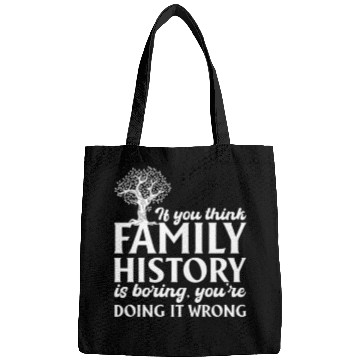 Discover If You Think Family History Is Boring, Genealogy Bags