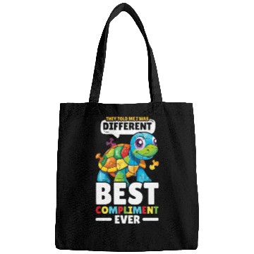 Discover Autism Turtle Autistic Puzzle Autism Awareness Bags