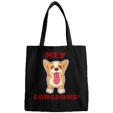 Discover Hey Corgeous Corgi Pun Bags