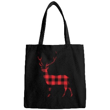 Discover Buffalo Plaid Deer Bags