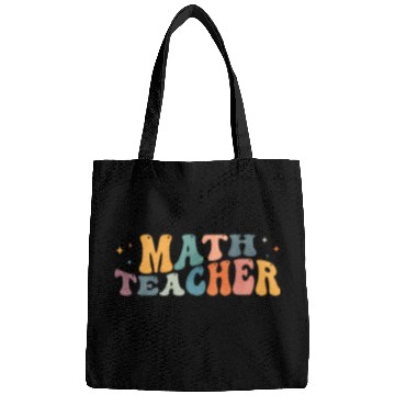 Discover Groovy Math Teacher Mathematics Mathematician Bags