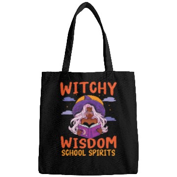 Discover Witchy Wisdom School Spirits Teacher Halloween Bags