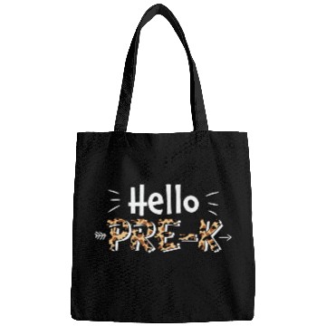 Discover Hello Pre K Back To School Leopard Print Matching Bags