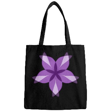 Discover Purple Geometric Flower Bags