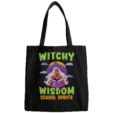 Discover Witchy Wisdom School Spirits Teacher Halloween Bags