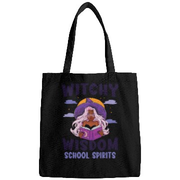 Discover Witchy Wisdom School Spirits Teacher Halloween Bags