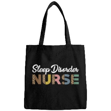 Discover Sleep Disorder Nurse Leopard Pattern Bags