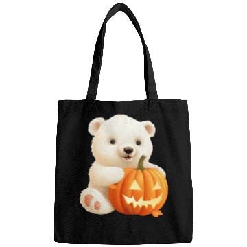 Discover Halloween Polar Bear with Pumpkin Bags