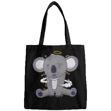 Discover insomniac koala Bags