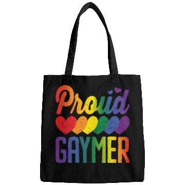 Discover Proud Gaymer Gay Pride Lesbian Rainbow Flag Bags
