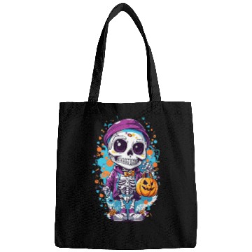 Discover Halloween fantasy skeleton Bags