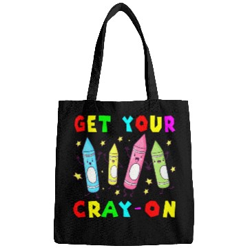 Discover Teacher , Get Your Cray-on, Groovy, Kindergarten Bags