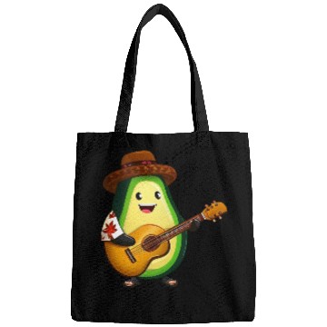Discover Tropical avocado with guitar Bags