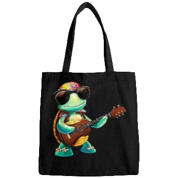 Discover Tropical turtle with guitar Bags