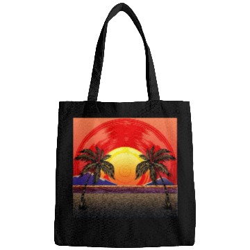 Discover Sunset Vinyl Records Bags