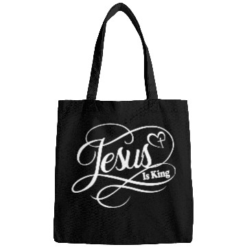 Discover Jesus Is King Love Jesus Christian Christmas Bags